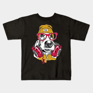 Headphone Cocker Kids T-Shirt